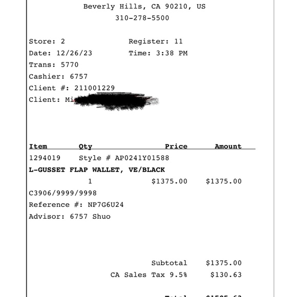 Chanel wallet - Picture 5 of 5